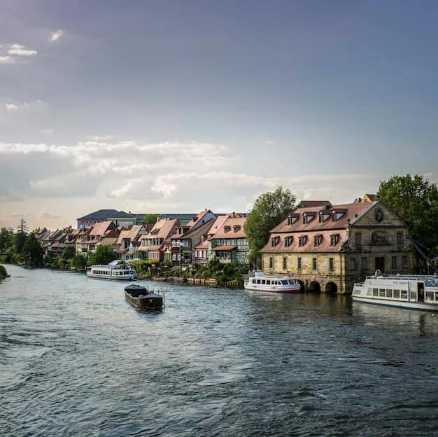 Klein Venedig riverside houses in Bamberg, Germany