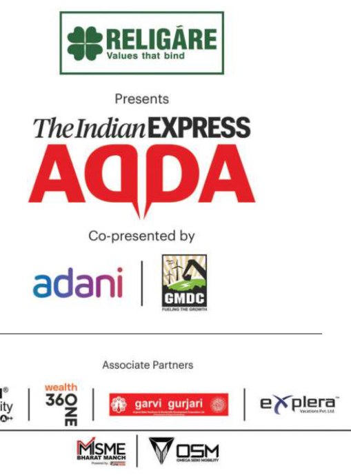 The printed sponsor block of the Express Adda listing Explera among the Associate Partners